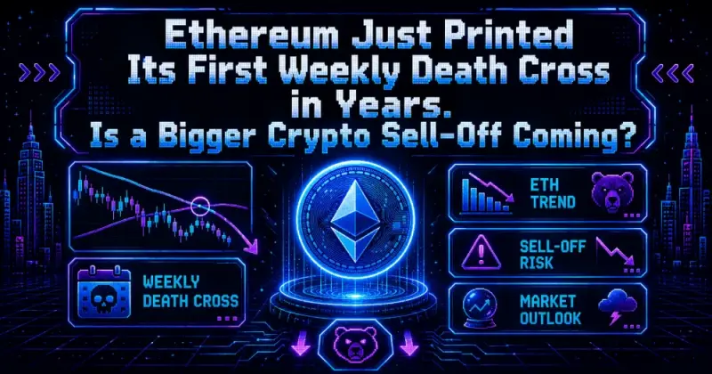 Ethereum Just Printed Its First Weekly Death Cross in Years. Is a Bigger Crypto Sell-Off Coming?