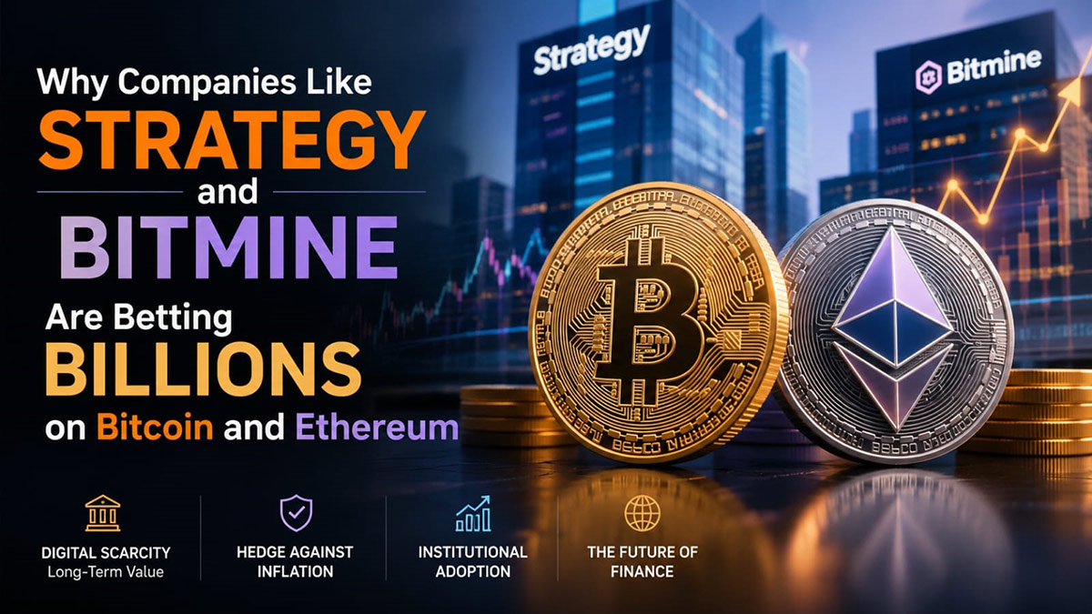 Why Companies Like Strategy and Bitmine Are Betting Billions on Bitcoin and Ethereum
